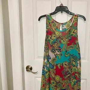 NWT!  Paisley slip dress
